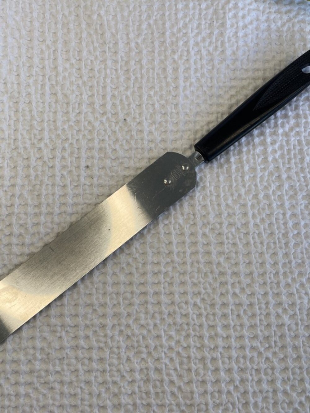 EKCO Stainless Cake Icing Knife Spreader Spatula  Vintage Made In USA